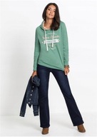 Hit !_NOWE extra WYSZCZUPLAJĄCE jeansy granat_J.BANER_bawełna+stretch 50/52