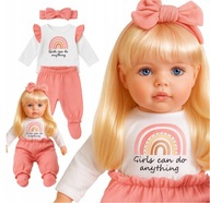 LALKA BOBAS JAK ŻYWA DUŻA 56CM LALKI INTERAKTYWNA MÓWI ŚPIEWA 2 JĘZYKI UCZY