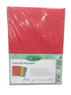 PAPIER KOLOROWY do drukarek rysunków JASNE 250 kartek A4 80 g Craft