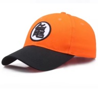Czapka z daszkiem Dragon Ball Z pomarańczowa z czarnym daszkiem