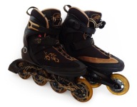 Rolki damskie K2 Rave W rozm. 40 rekreacyjne fitness 84mm 80A czarno-złote