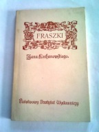 FRASZKI JANA KOCHANOWSKIEGO - Julian Krzyżanowski