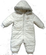 MAYORAL CIEPŁY KOMBINEZON BIAŁY J NOWY
