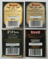 ETYKIETA PIWO BROWAR KIPER SULIMAR PIOTRKÓW - KRAWATKI I KONTRY NA SZTUKI