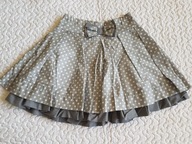 Wójcik piękna spódniczka szara w kropeczki jak nowa roz 134