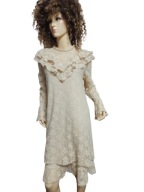 SOFIE SCHNOOR SUKIENKA koronkowa falbany 38/40