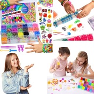 DUZY ZESTAW DO ROBIENIA BRANSOLETEK GUMKI MASZYNA MASZYNKA GUMECZKI XXL