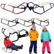 METALOWE SANKI TRADYCYJNE DLA DZIECI I DOROSŁYCH DUŻE DO 130 KG KULIG