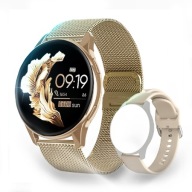 Smartwatch Active 2 dla kobiety złoty + 2 paski