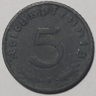 Niemcy III Rzesza. 5 reichspfennig 1941 F