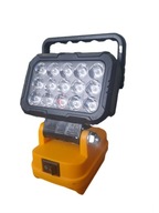 Lampa halogen do DeWalt 18V 20V akumulator LED LATARKA 2x USB