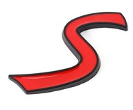 Emblemat 3D Red Cooper S naklejka na bagażnik błotnik Mini Cooper S