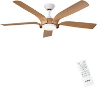 Wentylator Sufitowy z Oświetleniem 142cm Pilot DC Cichy 6B 3CCT Timer