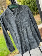 K Koszula Arkaiv popiel w mix wzorów w łaty grubsza bawełna rozmiar L