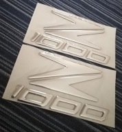 Logo Emblemat Kawasaki Z 1000 SILVER 2x Naklejka 3D Z1000 NINJA Z1000SX