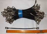 5x przewód 0,19 m zakuty 4-6 linka kabel jednożyłowy lgy 4mm2 4 mm2 H07V-K