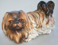 FIGURA XXL PIES - CHIN JAPOŃSKI 33 cm.