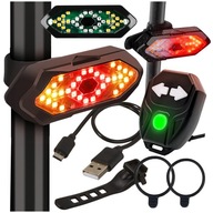 KIERUNKOWSKAZY ROWEROWE SYGNALIZACJA TYŁ LED PILOT OŚWIETLENIE MIGACZ ROWER