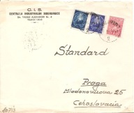 RUMUNIA ROMANIA -koperta firmowa C.I.S. -obieg 1948 rok