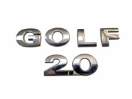 ZNACZEK EMBLEMAT NAPIS LITERY LITERA TYŁ NA KLAPĘ 26MM VW GOLF 2.0 4 IV 5 V