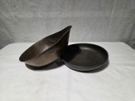 Szalki mosiężne do wagi szalkowej 5kg W.Hess Lublin 1925r. 19.5cm