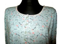 KOSZULA koszulka DŁUGI rękaw 100% BAWEŁNA r.XL