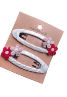 Spinki spineczki do włosów kwiatki 2 szt.