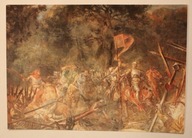 Jan Matejko - Bitwa pod Grunwaldem + ORYGINALNA CIEKAWA PIECZĄTKA