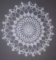 Serwetka szydełkowa śr. ok. 25 cm