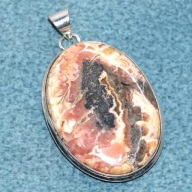 Duży Wisiorek Rodochrozyt