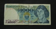 Polska - banknot - 1000 Złotych 1982 rok - Seria GM