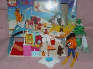 LEGO SCALA belville friends biwak zimowy Karli Lalka narty miś choinka
