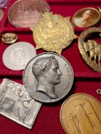 FRANCJA ,N. BONAPARTE MEDAL NA PAMIĄTKĘ ZDOBYCIA ŚLĄSKA 1807 R. RZADKI