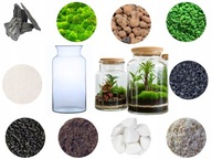 ZESTAW STARTOWY DO LASU W SZKLE KOMPLETNY 12 elementów MEGA DUŻY XXL + SŁÓJ