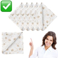 PIELUCHY MUŚLINOWE WIELORAZOWE PIELUSZKA PIELUSZKI ZESTAW 5szt. 38 x 38 cm