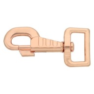 Ozdobiony karabińczyk 80 mm/25Q – różowe złoto