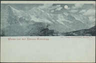 Gruss von der Kleinen Scheidegg -Brennenstuhl 1900