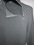 Sweter MEN'S 48 50 L akryl wełna suwaki bluza