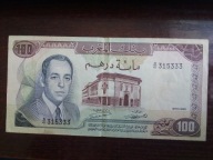 Banknot 100 dirhamów Maroko