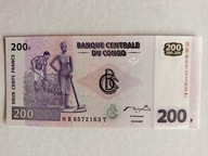 KONGO - 200 franków 2007, P-99, piękny, st.1 !!!