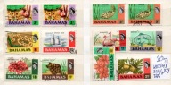 Bahamy 12 , nr 402/ 4 Y , 320/ 7 X, Y , 335
