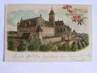Malbork k/ Gdańska zamek lit. secesja 1904
