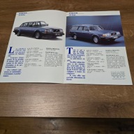 Volvo 340 360 240 740 760 program gama 1985