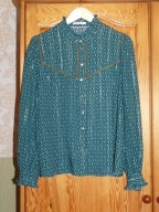 NUKUS NK luksusowa stylowa bluzka 42/44 vintage