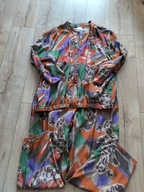 Komplet damski 3XL buza spodnie efektowny misz masz oversize 48 viskoz