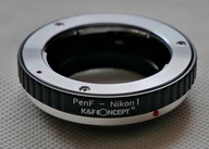 Adapter K&F Concept - Olympus Pen-F Obiektyw do Nikon 1 Aparat