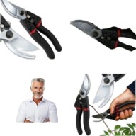 SEKATOR OGRODOWY RĘCZNY MAŁY DO GAŁĘZI KRZEWÓW KWIATÓW OSTRE OSTRZE METAL