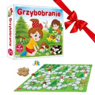 KUKURYKU GRA PLANSZOWA GRZYBOBRANIE GRZYBKI GRA DLA DZIECI + 3 LATA 63346