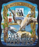 Mozambik 2015 cena 5,90 zł kat.8€ -pingwiny