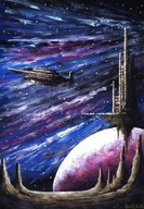 Akwarela "Niski pułap" RN